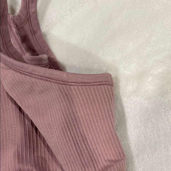 Pink Ribbed Tank Top - Picture 4 of 6
